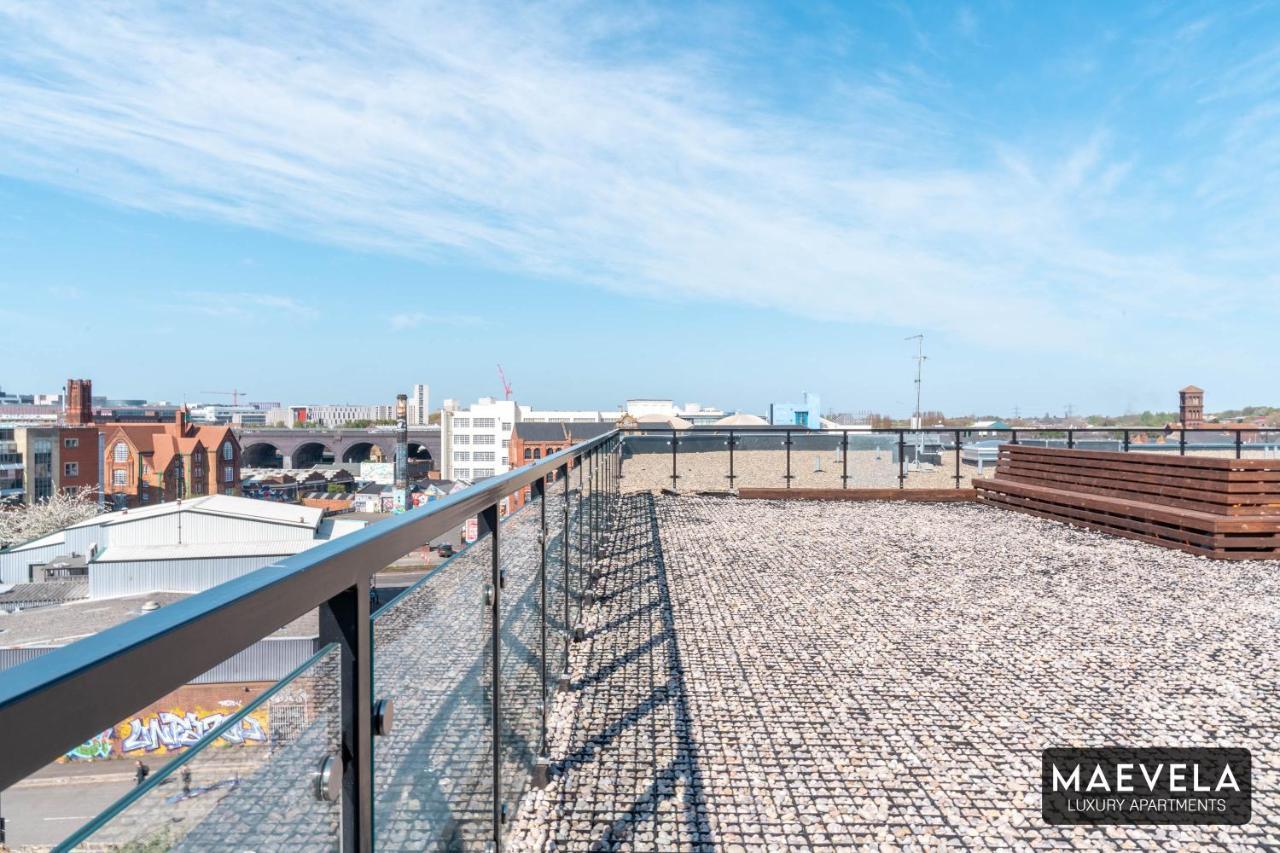 Maevela Apartments - Luxury Top Floor Penthouse - With Parking - 2 Bedroom New Build Apartment ✪ City Centre, Digbeth ✓ With Huge Patio Sliding Doors - City View - Rooftop Terrace - Ps4 & Smart Tv'S Birmingham Exterior foto