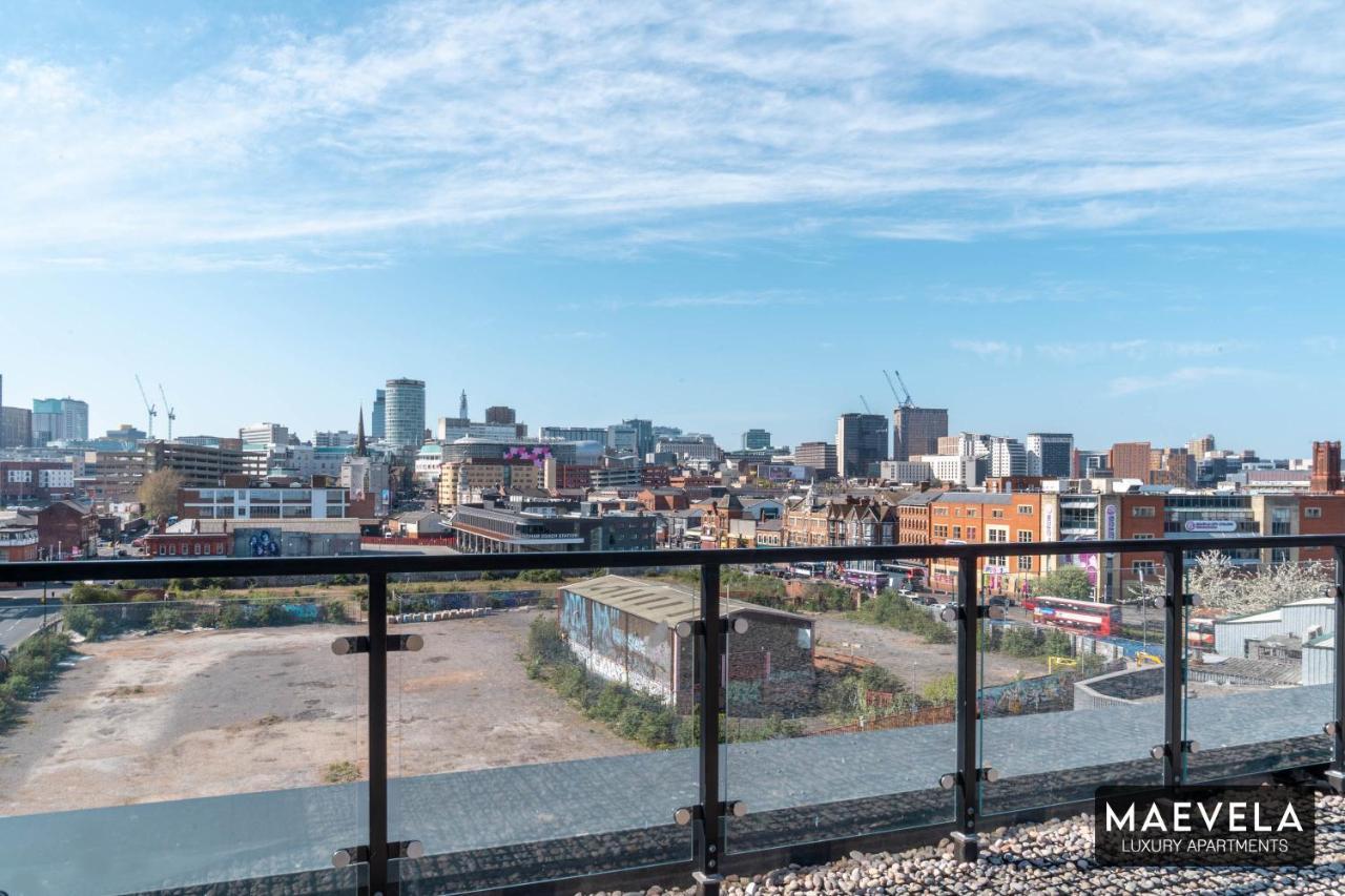 Maevela Apartments - Luxury Top Floor Penthouse - With Parking - 2 Bedroom New Build Apartment ✪ City Centre, Digbeth ✓ With Huge Patio Sliding Doors - City View - Rooftop Terrace - Ps4 & Smart Tv'S Birmingham Exterior foto