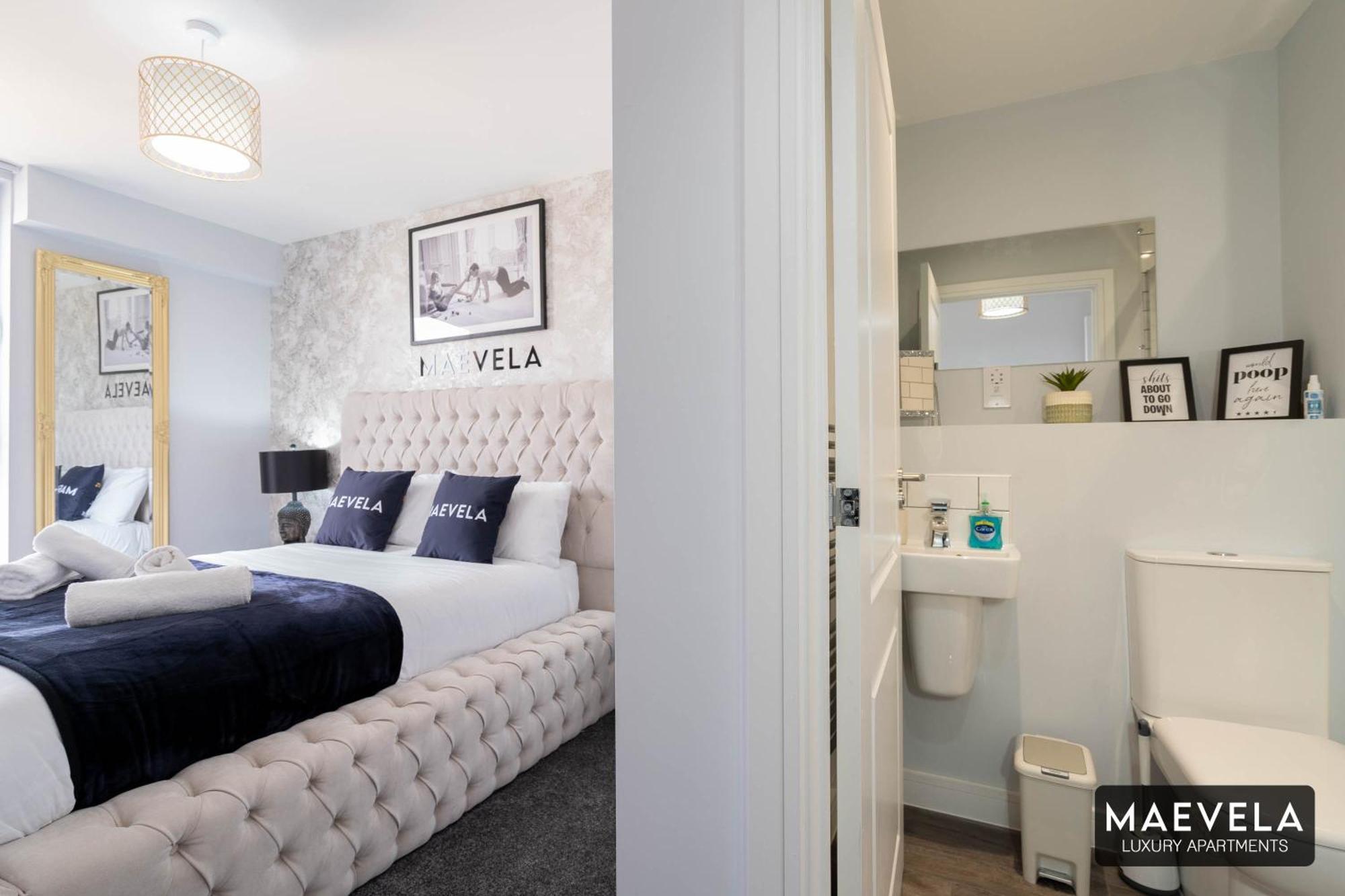 Maevela Apartments - Luxury Top Floor Penthouse - With Parking - 2 Bedroom New Build Apartment ✪ City Centre, Digbeth ✓ With Huge Patio Sliding Doors - City View - Rooftop Terrace - Ps4 & Smart Tv'S Birmingham Exterior foto
